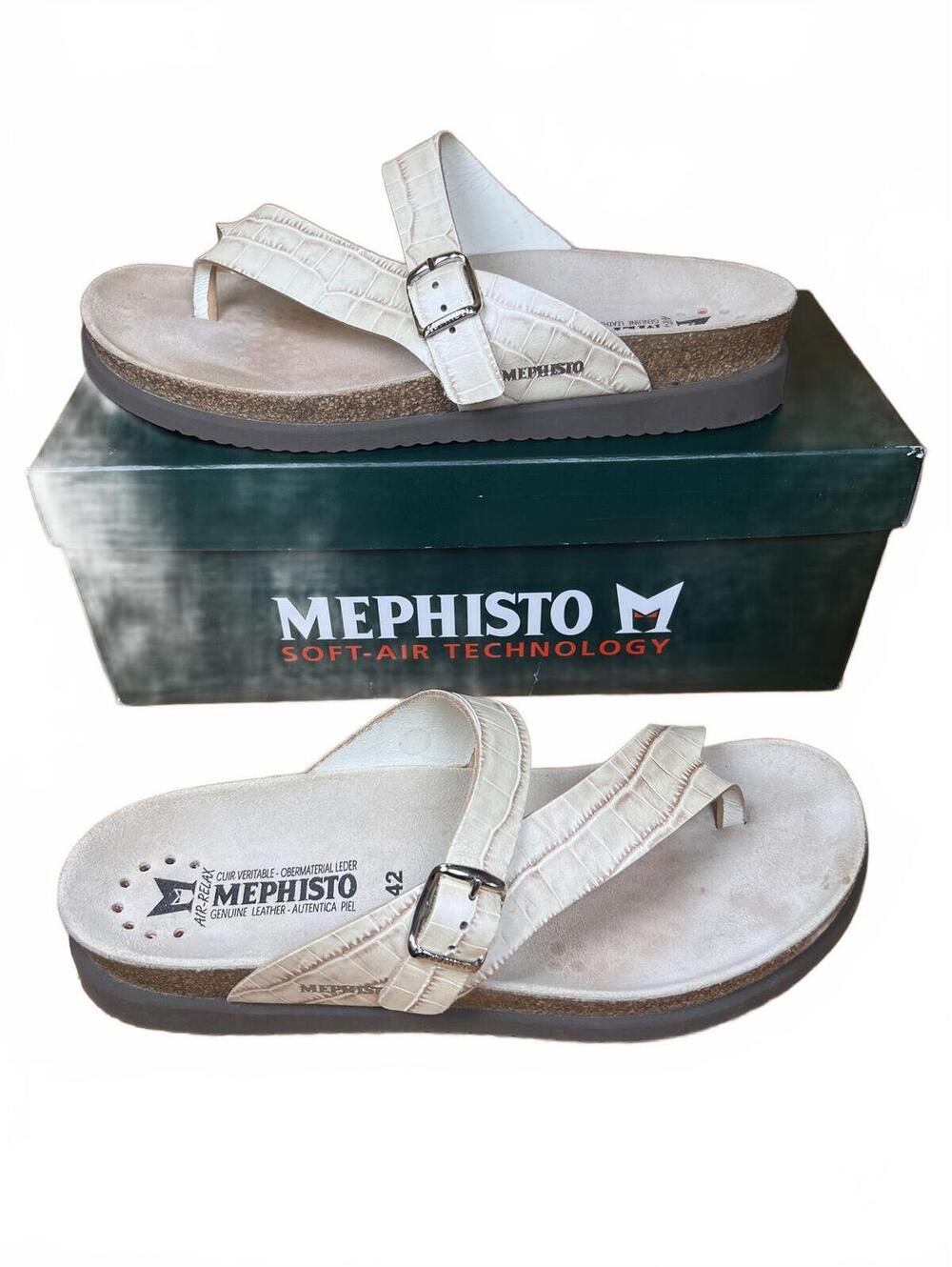 Mephisto Soft-Air Technology Beige Women's Sandals Size 42